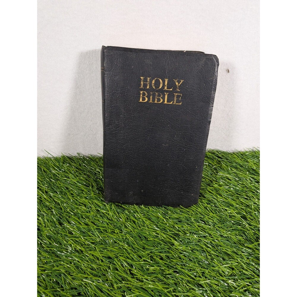 ZONDERVAN BIBLE~KING JAMES VERSION~RED LETTER~TABBED~BLACK LEATHERETTE~ca. 2002